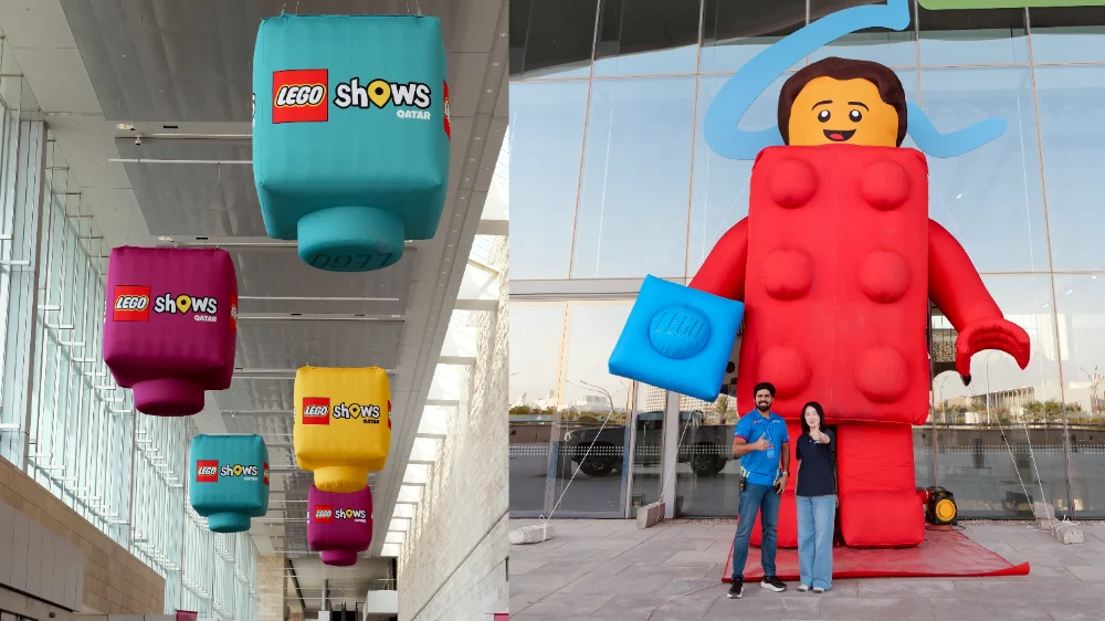 Inflatable Bricks & Giant Minifigure Installation for LEGO SHOWS Qatar 4 WH 1000x562px